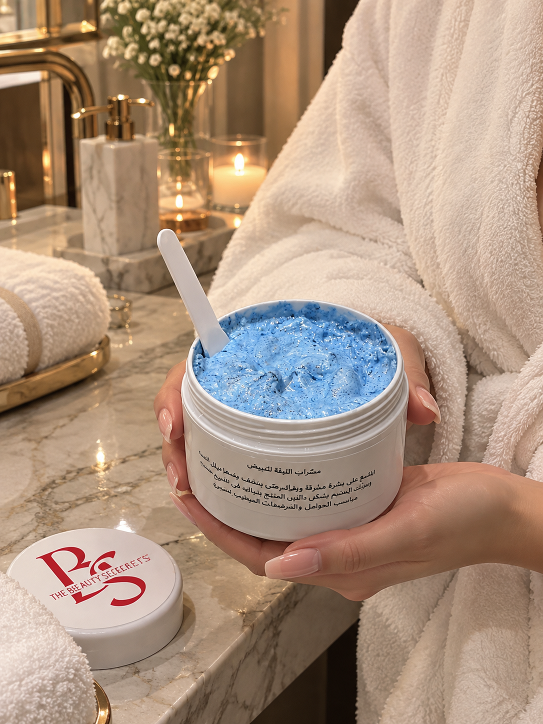 3 in 1                                                     صابون + سكراب + ماسك النيلة للتبيض والنضارة            💕Nila whitening body Scrub + Mask+ Soap