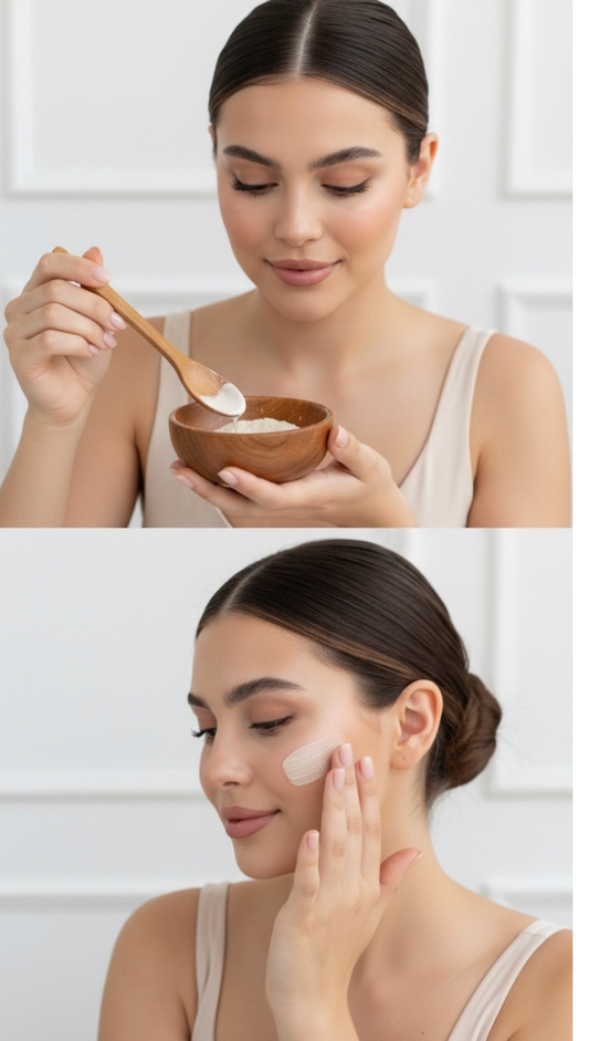 ✨ بودرة إشراقة البشرة 💕 Glow Powder Mask